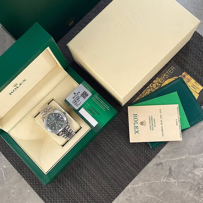 ROLEX ロレックス デイトジャスト 41 ミントグリーン文字盤 メンズ 腕時計 126334 - 画像 (2)
