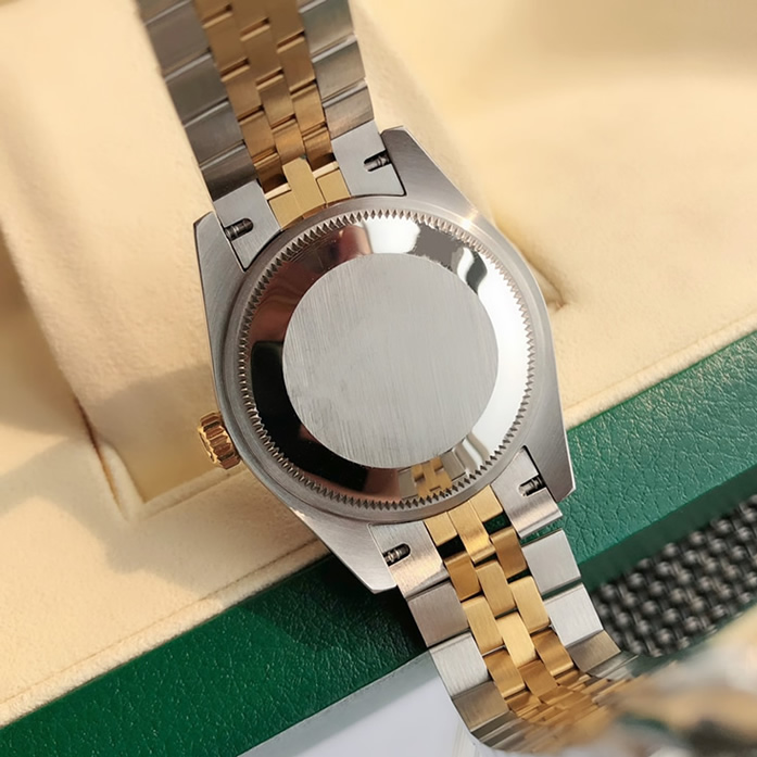 日本語: ROLEX ロレックス デイトジャスト 31 フローラルモチーフ ベゼルダイヤ メンズ レディース 腕時計 278383RBR - 画像 (6)