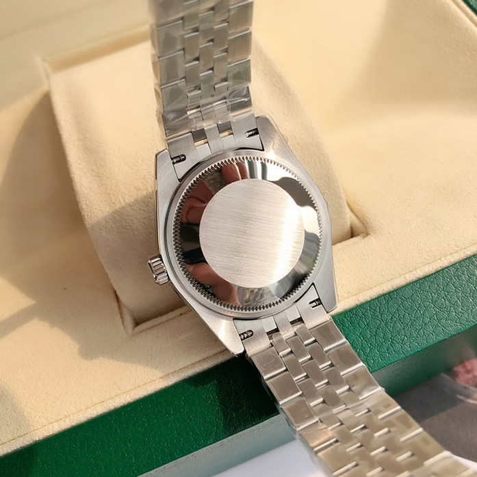 ROLEX ロレックス デイトジャスト 31 シルバー文字盤 ダイヤ メンズ レディース 腕時計 278274 - 画像 (7)