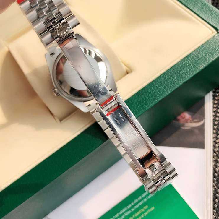 ROLEX ロレックス デイトジャスト 31 シルバー文字盤 ダイヤ メンズ レディース 腕時計 278274 - 画像 (8)