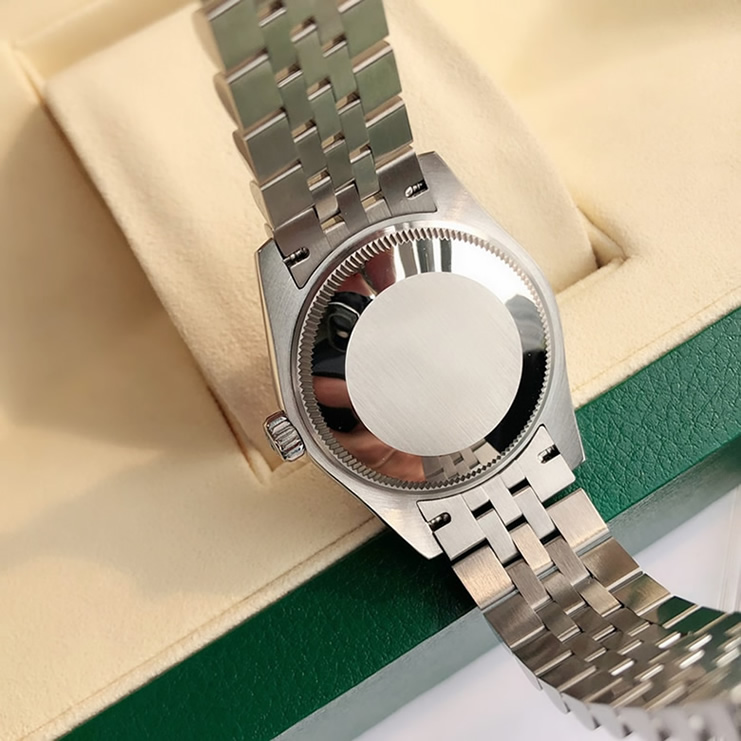 ROLEX ロレックス デイトジャスト 31 ピンク文字盤 メンズ レディース 腕時計 278274 - 画像 (7)