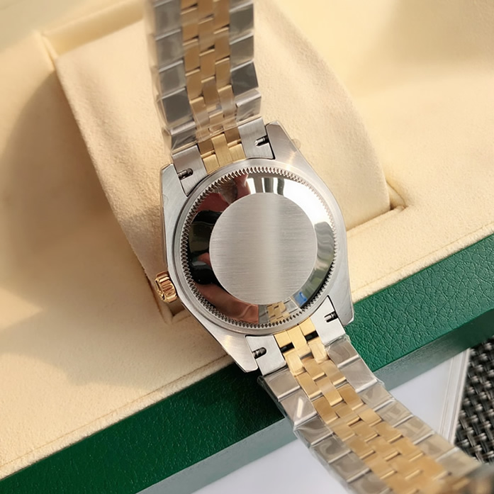 ROLEX ロレックス デイトジャスト 31 オリーブグリーン文字盤 ダイヤ メンズ レディース 腕時計 278273 - 画像 (7)