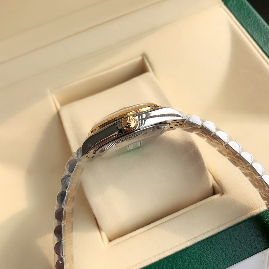 ROLEX ロレックス デイトジャスト 31 スレート文字盤 ダイヤ メンズ レディース 腕時計 278273 - 画像 (6)