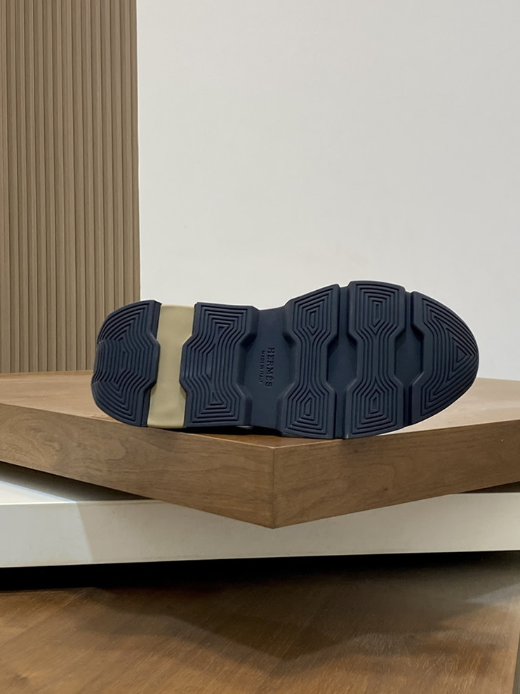 エルメス スニーカー アディクト ブラック テクニカルキャンバス 厚底ソール shoes120 - 画像 (9)