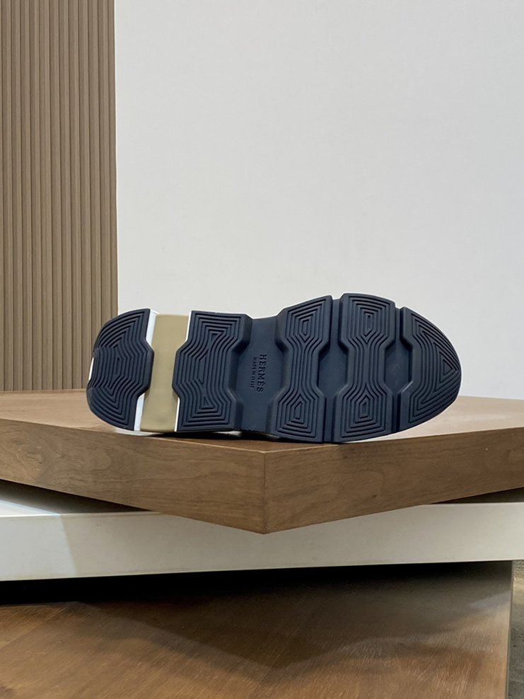 エルメス スニーカー アディクト イエロー テクニカルキャンバス スエード切替 shoes122 - 画像 (9)