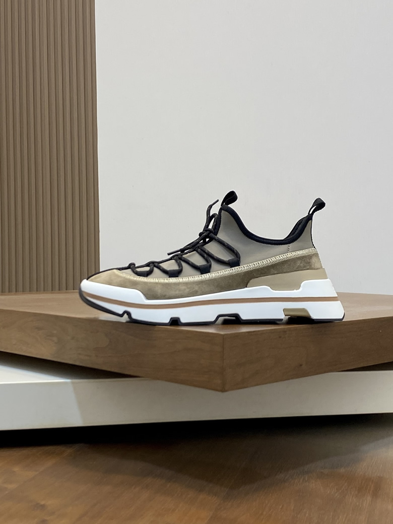 エルメス スニーカー アディクト トープ テクニカルキャンバス スエード切替 shoes123 - 画像 (3)