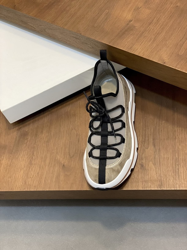 エルメス スニーカー アディクト トープ テクニカルキャンバス スエード切替 shoes123 - 画像 (6)