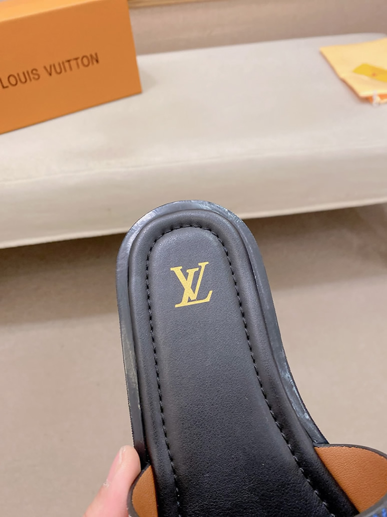 ルイヴィトン サンダル ダミエ ブルー グラフィティ プレート shoes133 - 画像 (7)