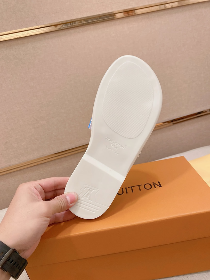 ルイヴィトン サンダル モノグラム ホワイト マルチカラー レター shoes134 - 画像 (9)