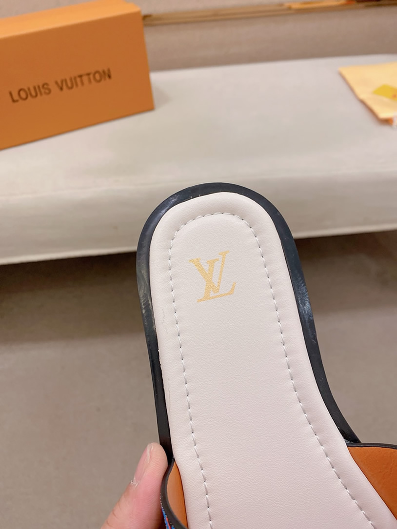 ルイヴィトン サンダル モノグラム ブラック マルチカラー レター shoes135 - 画像 (7)
