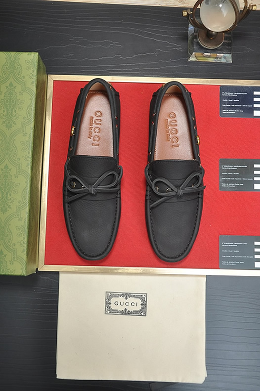 グッチ ローファー レザー ブラック ダブルG shoes147 - 画像 (2)