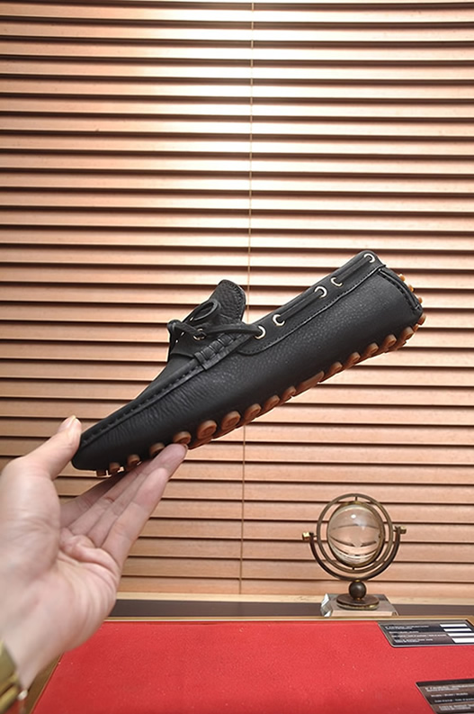 グッチ ローファー レザー ブラック ダブルG shoes147 - 画像 (5)