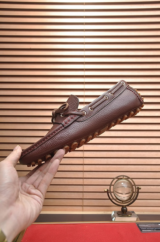 グッチ ローファー レザー ブラウン ダブルG shoes148 - 画像 (5)