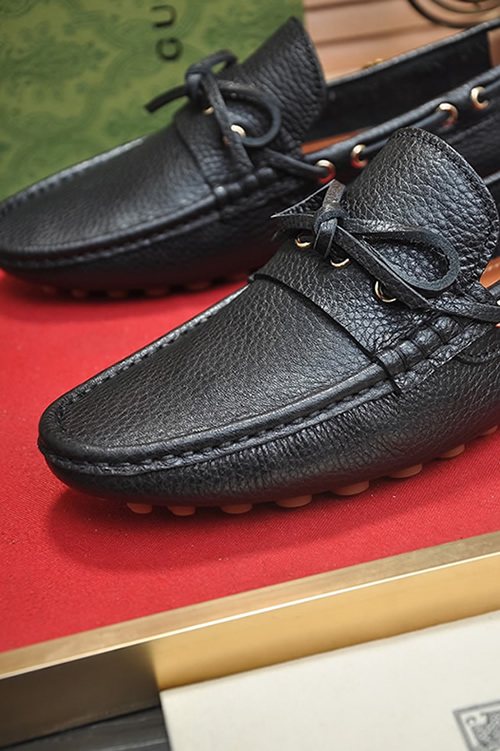 グッチ ローファー レザー ブラック ダブルG shoes149 - 画像 (8)