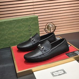 グッチ ローファー レザー ブラック ホースビット shoes154