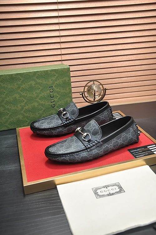 Gucci GGキャンバス ラグソール ローファー 658822 ⁄ ホースビット