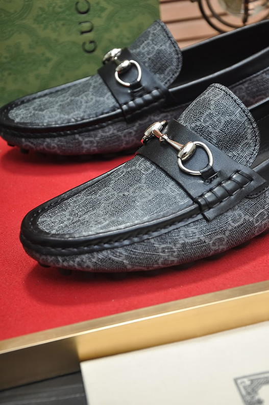 Gucci GGキャンバス ラグソール ローファー 658822 ⁄ ホースビット