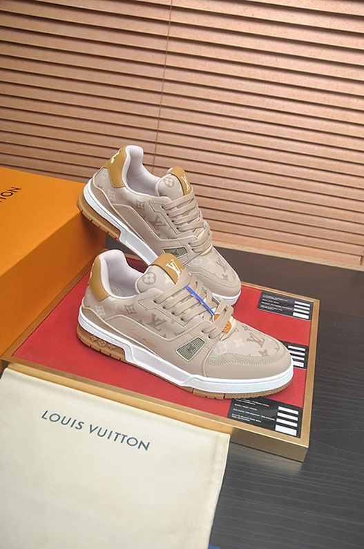 ルイヴィトン LVトレイナー ライン スニーカー モノグラム ベージュ shoes163 - 画像 (5)