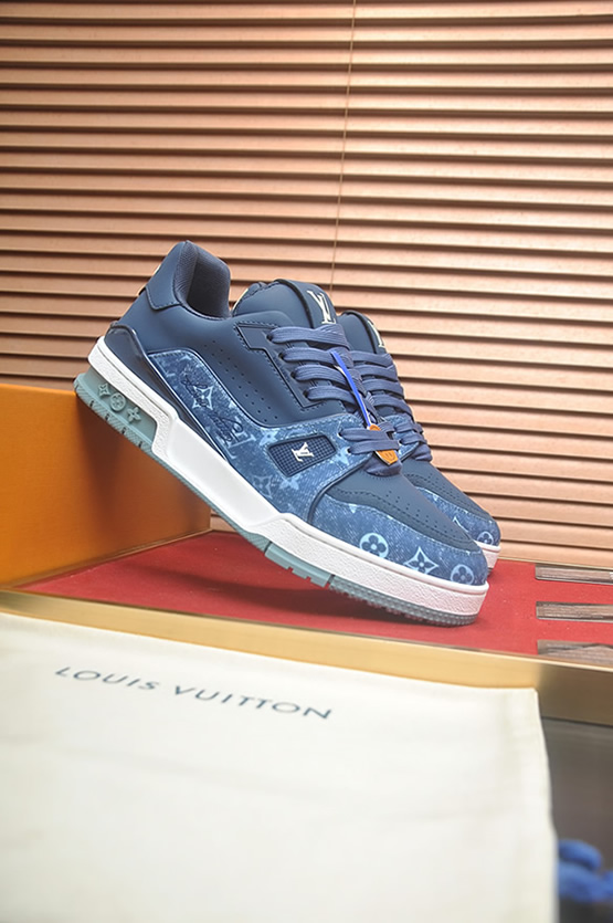 ルイヴィトン LVトレイナー ライン スニーカー モノグラム イエロー shoes166 - 画像 (4)