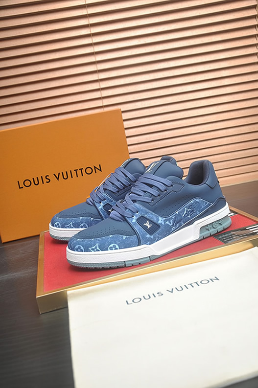 ルイヴィトン LVトレイナー ライン スニーカー モノグラム イエロー shoes166