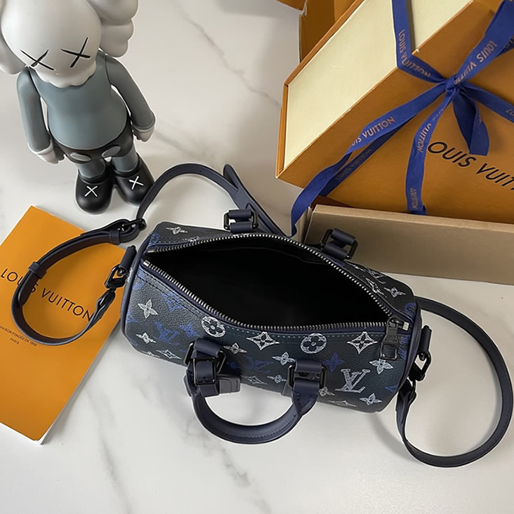 ルイヴィトン キーポル バンドリエール 25 モノグラム ブリーチ ネイビー M28688 - 画像 (8)