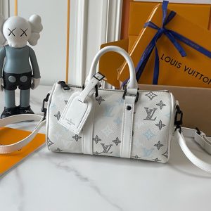 ルイヴィトン キーポル バンドリエール 25 モノグラム ブリーチ ホワイト M28688