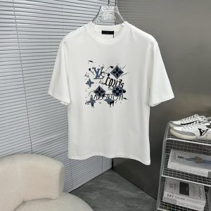 ルイ・ヴィトン グラフィティ モノグラム プリント Tシャツ ホワイト FS023