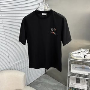 ディオール パッチ プリント Tシャツ ブラック FS026