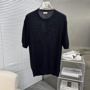 ディオール ビーエンブロイダリー ショートスリーブ ニット ネイビー FS029