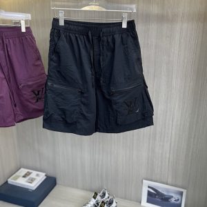 ルイ・ヴィトン ナイロン カーゴショーツ ブラック FS060
