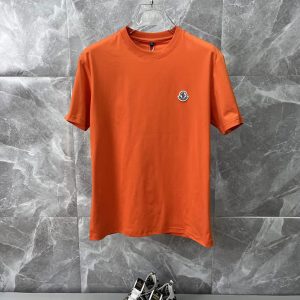 モンクレール ロゴパッチ Tシャツ オレンジ FS077