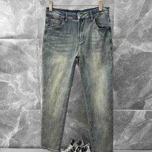 グッチ ロゴパッチ スリムフィット デニムパンツ FS079