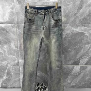 クロムハーツ クロスボタン スリム デニムパンツ FS080