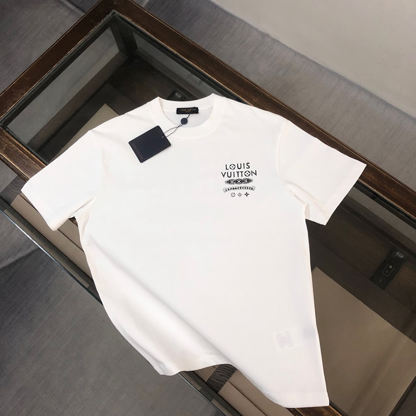 ルイ・ヴィトン グラフィック ロゴ Tシャツ ホワイト FS085