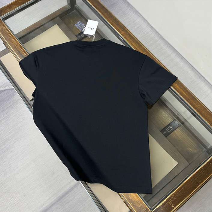 ディオール エンブロイダリー ロゴ Tシャツ ブラック FS106 - 画像 (8)