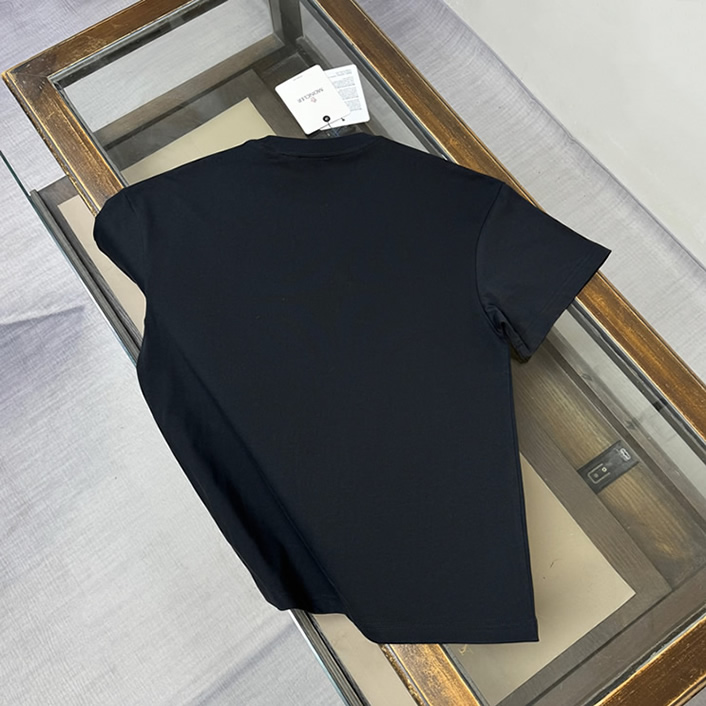 モンクレール 3D レイヤード ロゴ Tシャツ ブラック FS110 - 画像 (8)