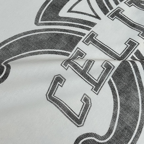 セリーヌ トリオンフ ロゴ プリント Tシャツ ホワイト FS113 - 画像 (5)