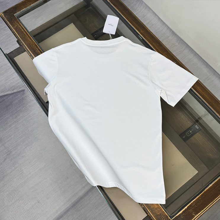 セリーヌ トリオンフ ロゴ プリント Tシャツ ホワイト FS113 - 画像 (8)