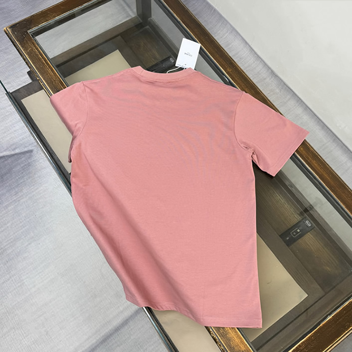 セリーヌ トリオンフ ロゴ プリント Tシャツ ピンク FS114 - 画像 (8)