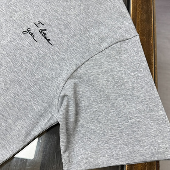 ロエベ I Loewe You エンブロイダリー Tシャツ グレー FS118 - 画像 (5)
