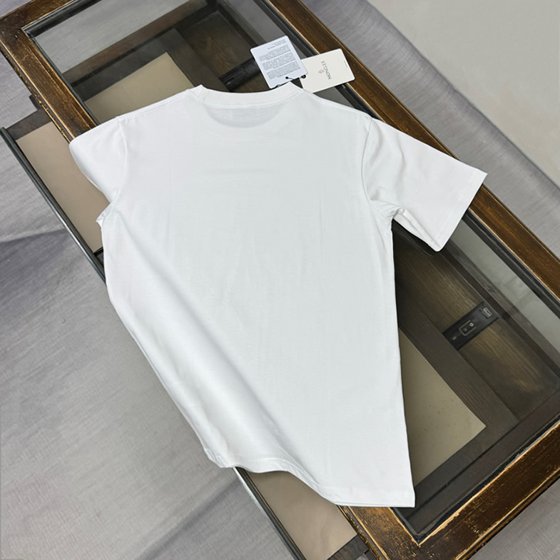 モンクレール アーカイブ 1952 ビッグロゴ Tシャツ ホワイト FS120 - 画像 (7)