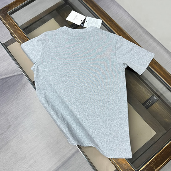 モンクレール アーカイブ 1952 ビッグロゴ Tシャツ グレー FS121 - 画像 (7)