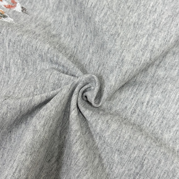 ロエベ スパンコール ロゴ エンブロイダリー Tシャツ グレー FS126 - 画像 (6)