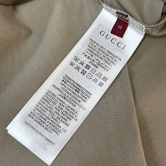 グッチ ヴィンテージロゴ インターロッキングG Tシャツ カーキ FS130 - 画像 (5)