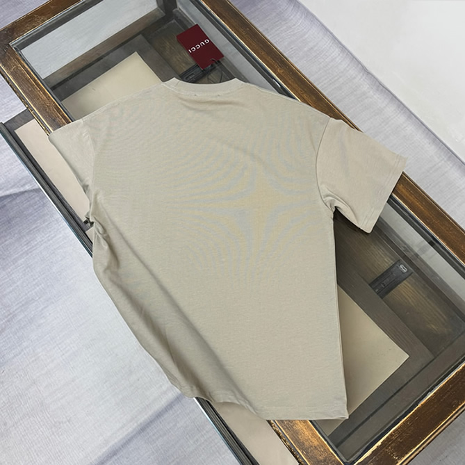 グッチ ヴィンテージロゴ インターロッキングG Tシャツ カーキ FS130 - 画像 (6)
