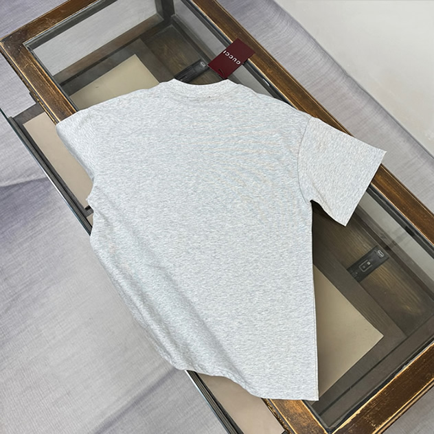 グッチ インターロッキングG チェーン エンブロイダリー Tシャツ グレー FS138 - 画像 (8)