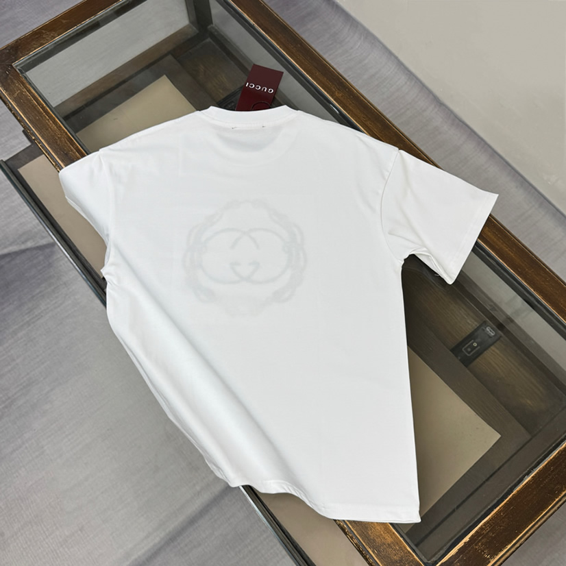 グッチ インターロッキングG チェーン エンブロイダリー Tシャツ ホワイト FS139 - 画像 (8)