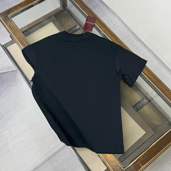 グッチ インターロッキングG チェーンモチーフ Tシャツ ブラック FS140 - 画像 (8)