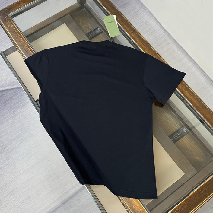 グッチ インターロッキングG グラデーション プリント Tシャツ ブラック FS149 - 画像 (8)