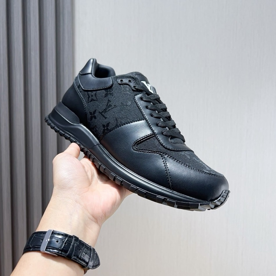 ルイ・ヴィトン ラン 55 ライン スニーカー エクリプス ノワール shoes215 - 画像 (3)